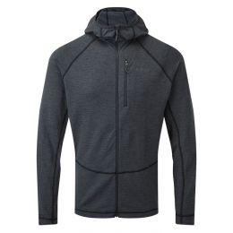 Polaire A Capuche Filament Deep Black