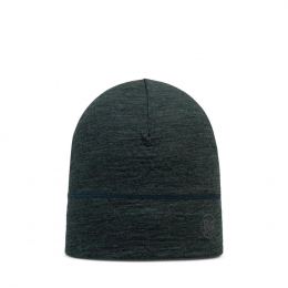 MERINO LIGHTWEIGHT BEANIE MULTISTRIPES FOREST