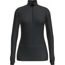 T-shirt Femme Merino 125 Zoneknit Half Zip Black