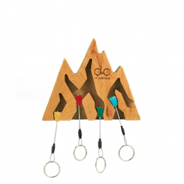 KEY HOLDER MOUNTAIN CERISIER