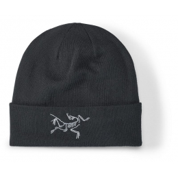 BONNET EMBROIDERED BIRD BLACK