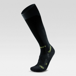 CHAUSSETTES RUN COMP ONE BLACK LIME