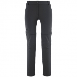 PANTALON FEMME TREKKER STRETCH ZIP OFF BLACK