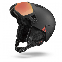 CASQUE GLOBE NOIR/ROUGE