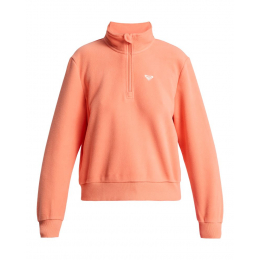 Polaire Femme Waves Of Warmth Half Zip Coral Chic
