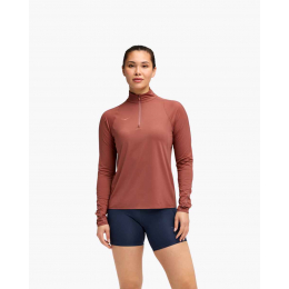 T-Shirt Zippé Femme Glidetech Rouge