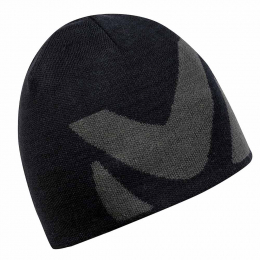 BONNET LOGO BEANIE NOIR/TARMAC