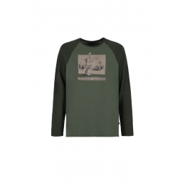 T-Shirt Long Coffee Rosemary