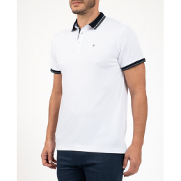 Polo Barkia Blanc