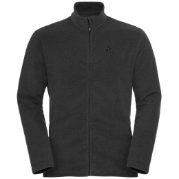 POLAIRE ROY FULL ZIP SHALE GREY BLACK STRIPES