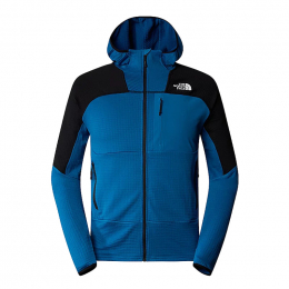 POLAIRE STORMGAP POWER GRID HOODIE ADRIATIC BLUE / TNF BLACK