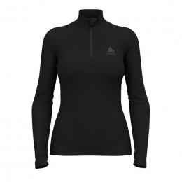 T-shirt Femme Merino 260 Turtle Neck Black