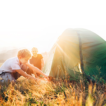 Tente camping familiale