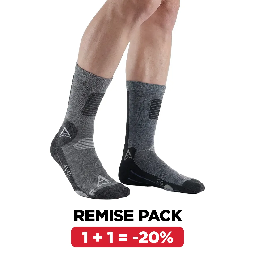 Chaussettes Randonnée Sans couture Coolmax® Labonal - My green sport
