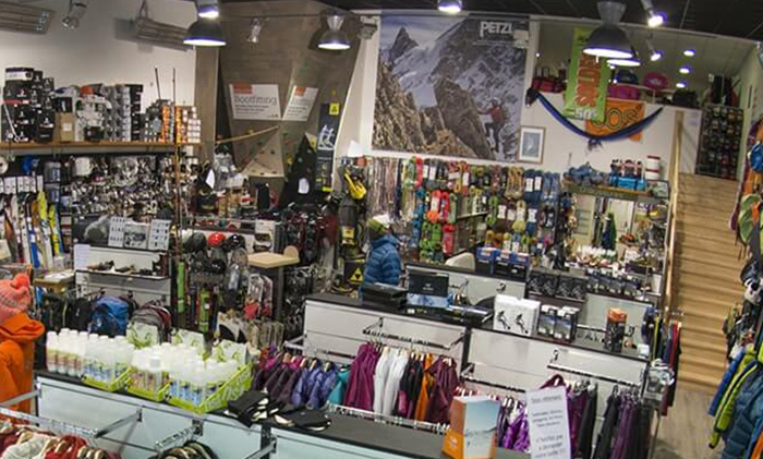 Intérieur magasin Briançon