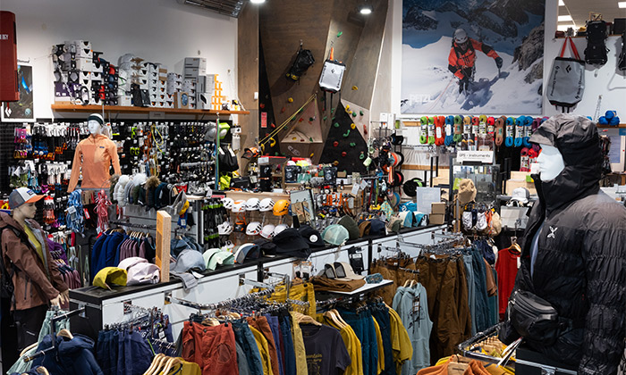 Intérieur magasin Briançon